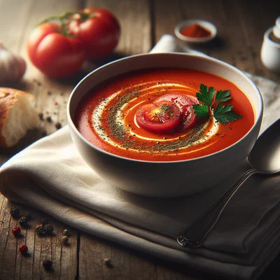 Paprika-Tomaten-Suppe