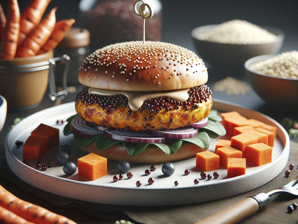 Süßkartoffel-Quinoa-Burger