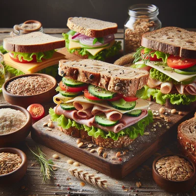 Cover der Sammlung Delikate Vollkorn-Sandwiches