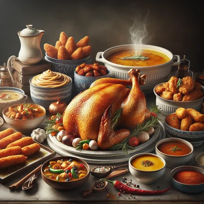 Cover der Sammlung Hühnerfleisch-Delikatessen: Eine Sammlung von vielseitigen Rezepten