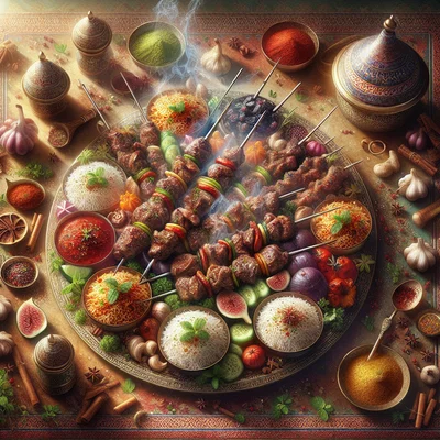 Cover der Sammlung Aromen des Orients: Gerichte mit Lammfleisch