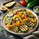 Quinoasalat mit gegrilltem Gemüse und Zitronen-Kräuter-Dressing – Bild 1