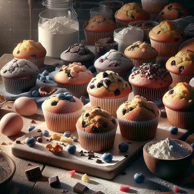 Cover der Sammlung Köstliche Muffins: Eine süße Reise durch die Backkunst