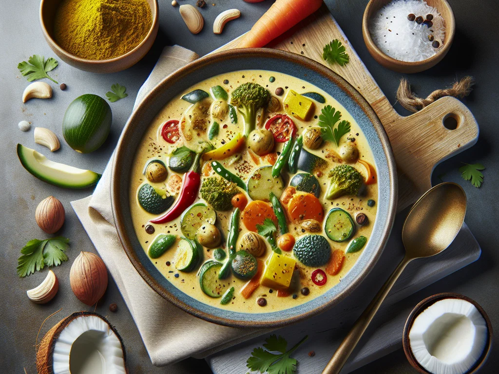 Vegetarisches Curry mit Kokosmilch