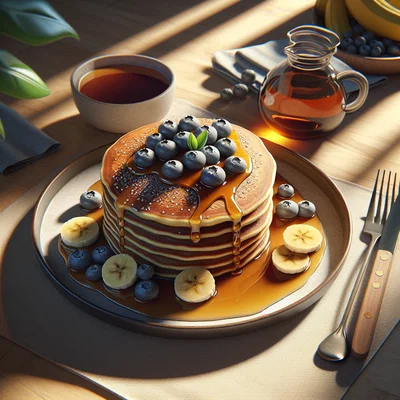 Vegane Amerikanische Pancakes