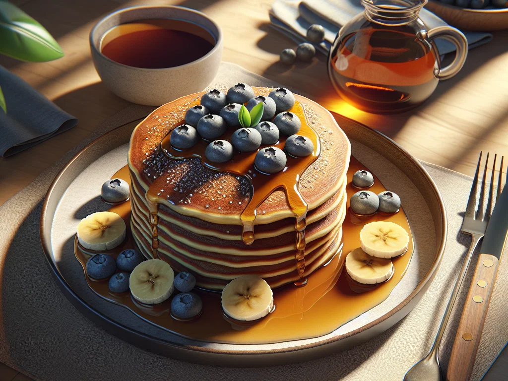 Vegane Amerikanische Pancakes