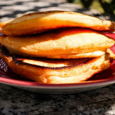 Blau-Beeren Amerikanische Pancakes