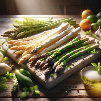 Cover der Sammlung Frühlingsküche: Weißer und Grüner Spargel