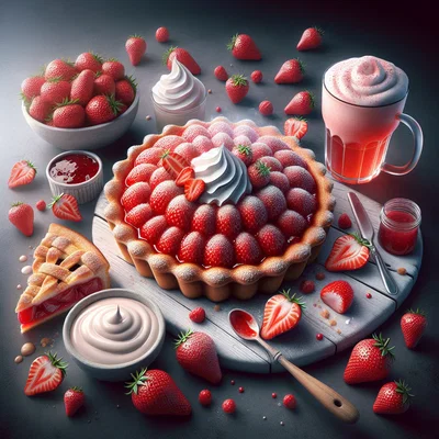 Cover der Sammlung Erdbeer-Fantasien: 15 köstliche Rezepte mit Erdbeeren