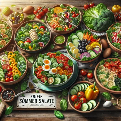 Cover der Sammlung Frische Sommer salate