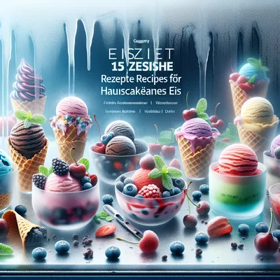 Cover der Sammlung Eiszeit: 15 köstliche Rezepte für hausgemachtes Eis