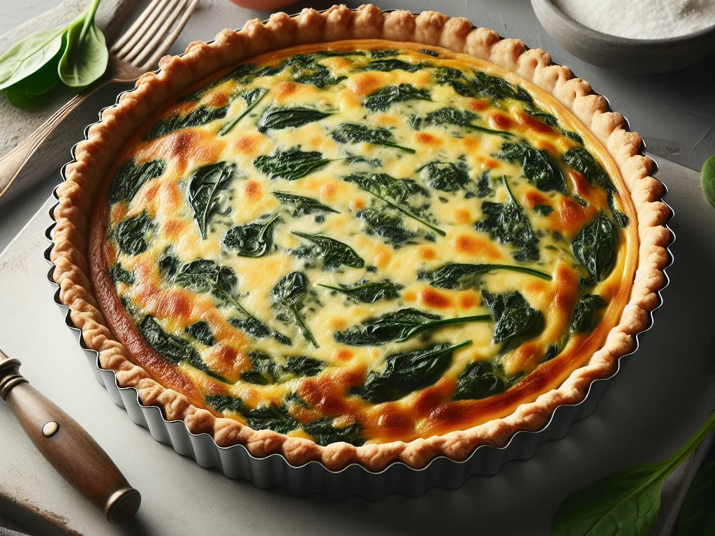 Spinat-Käse-Quiche