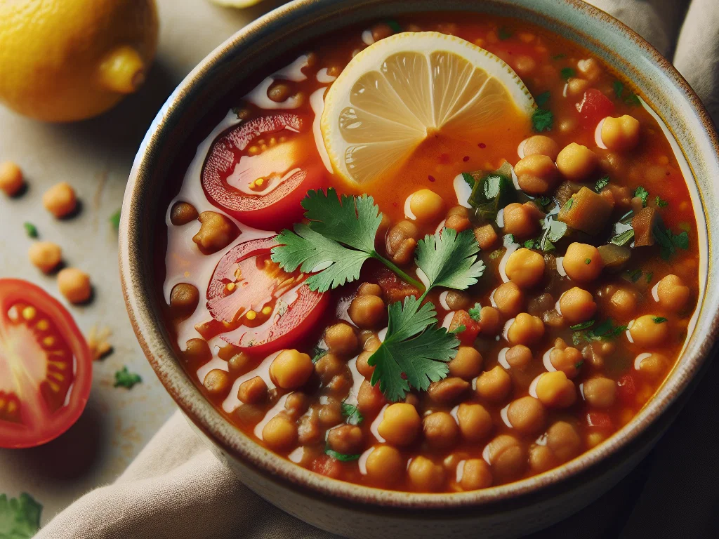 Harira – Marokkanische Tomaten-Linsen-Kichererbsen-Suppe