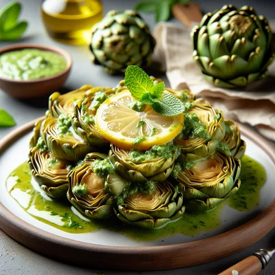 Carciofi alla romana – Römische Artischocken mit Minze und Knoblauch