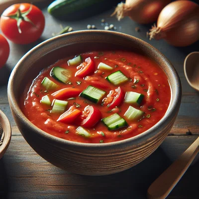 Traditionelle Spanische Gazpacho