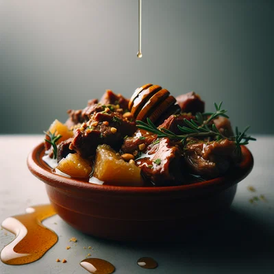 Marokkanische Mrouzia – Lamm mit Rosinen, Honig und Ras el Hanout