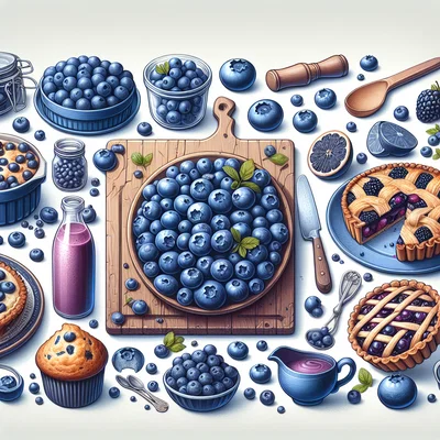 Cover der Sammlung Rezepte mit Blaubeeren