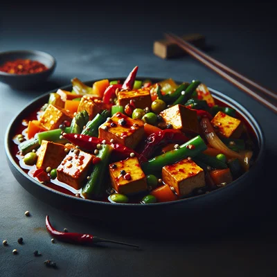 Veganer Mapo Tofu