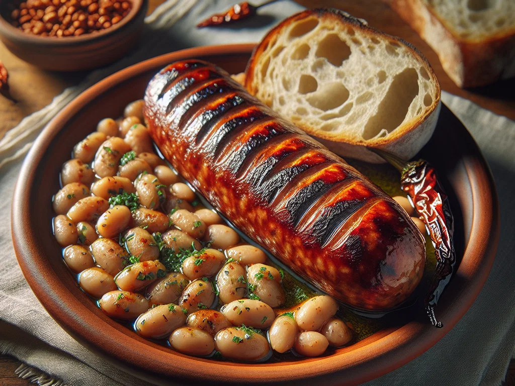 Butifarra amb mongetes – Katalanische Bratwurst mit weißen Bohnen