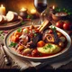 Ossobuco alla Milanese (geschmorte Kalbshaxe mit Knochenmark) – Bild 2
