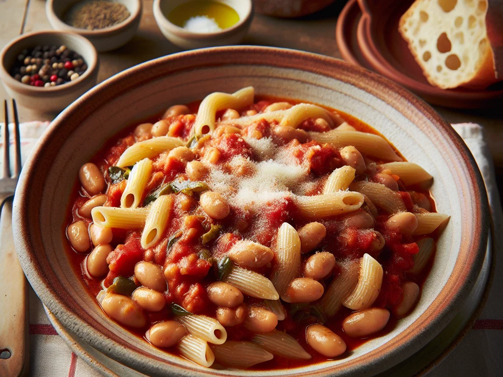 Pasta e Fagioli – Italienische Pasta mit Bohnen