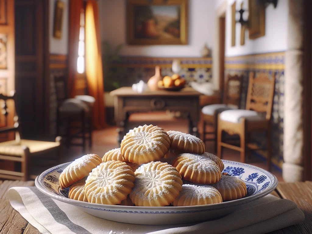 Polvorones – spanisches Mürbgebäck mit Mandeln