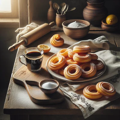 Spanische Rosquillas (Anis-Kringel zum San-Isidro-Fest)