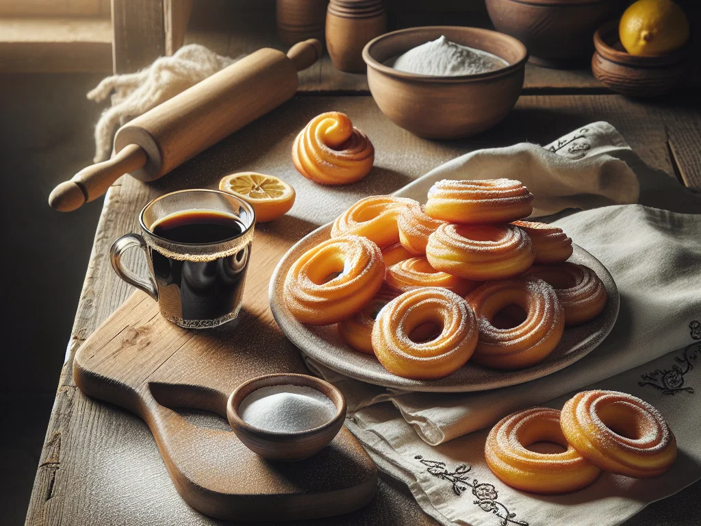 Spanische Rosquillas (Anis-Kringel zum San-Isidro-Fest)