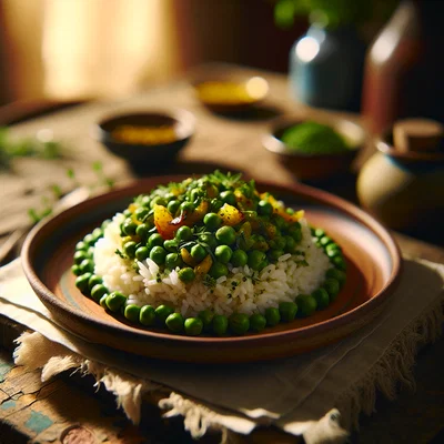 Pigeon Peas und Reis (karibischer Reis mit Taubenerbsen)