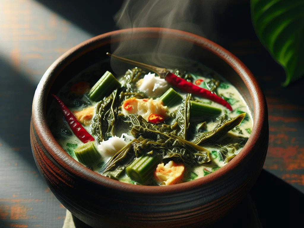 Karibische Callaloo-Suppe mit Kokosmilch