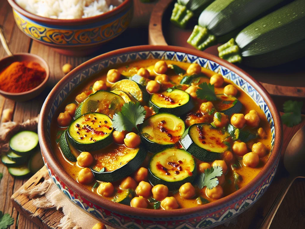 Zucchini and Chickpea Curry