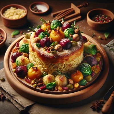 Entenbrust mit Maronen und Rosenkohl