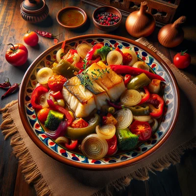 Bacalao a la vizcaína – Stockfisch in roter Ñora-Paprika-Soße