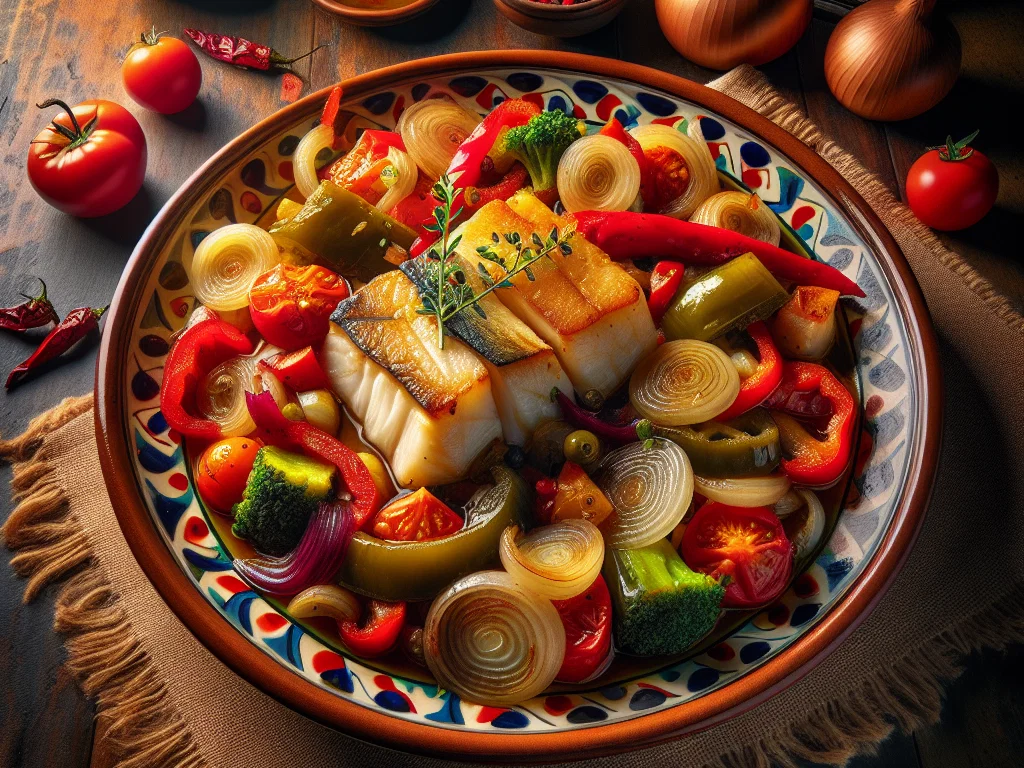 Bacalao a la vizcaína – Stockfisch in roter Ñora-Paprika-Soße