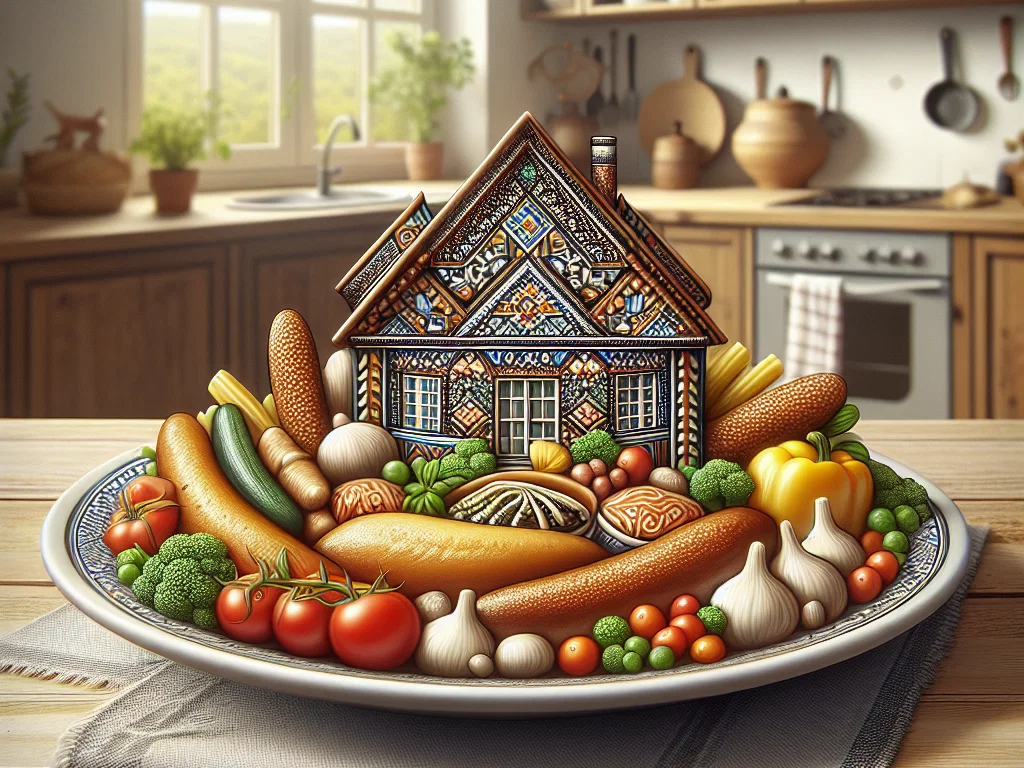 Holländischer Haring mit Zwiebeln und sauren Gurken