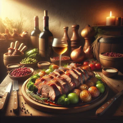 Kubanisches Lechón Asado (Langsam geröstetes Spanferkel)