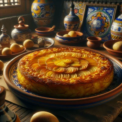 Tortilla de patatas (spanisches Kartoffelomelett)
