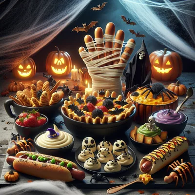 Cover der Sammlung Schaurige Snacks: Salzige Kreationen für Halloween