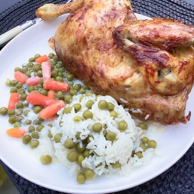 Gretasomis Zitronenbroiler mit Reis