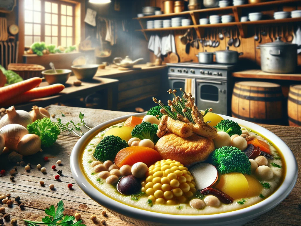 Tahin-Gewürzgurken-Suppe