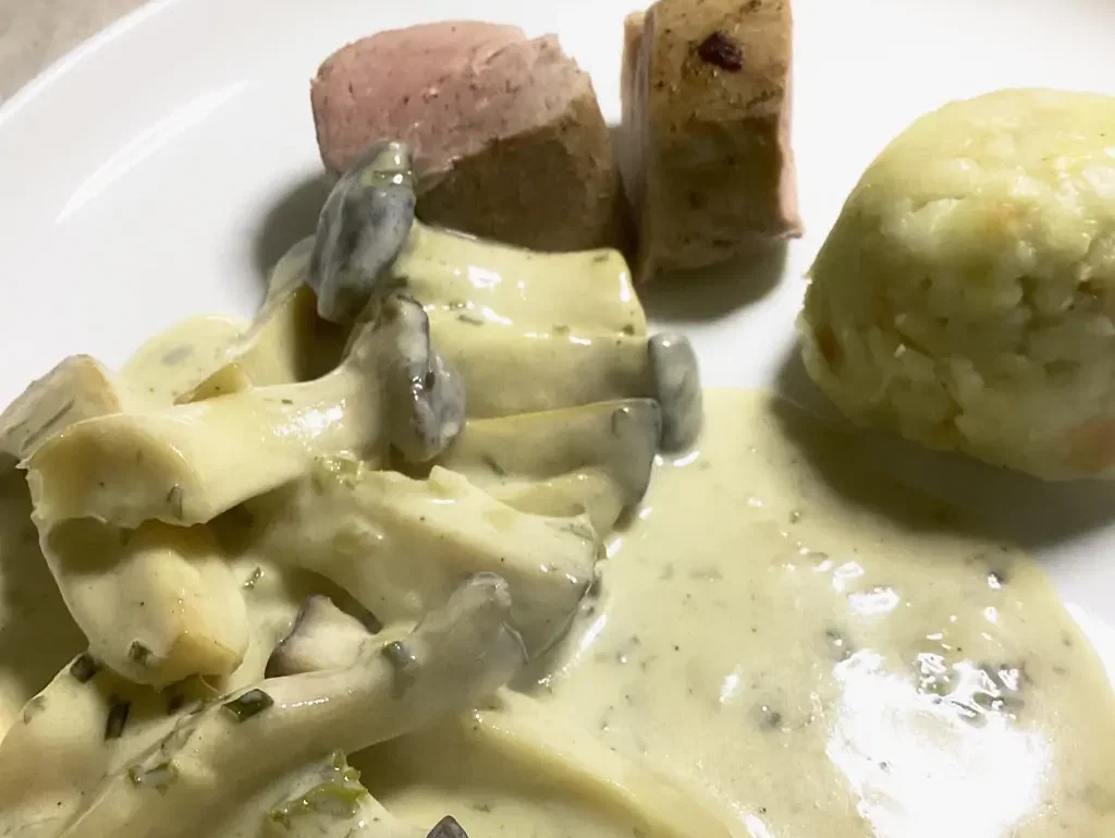 Gretasomis Schweinefilet mit Kräuterseitlingen