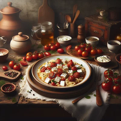 Feta-Tomaten-Auflauf