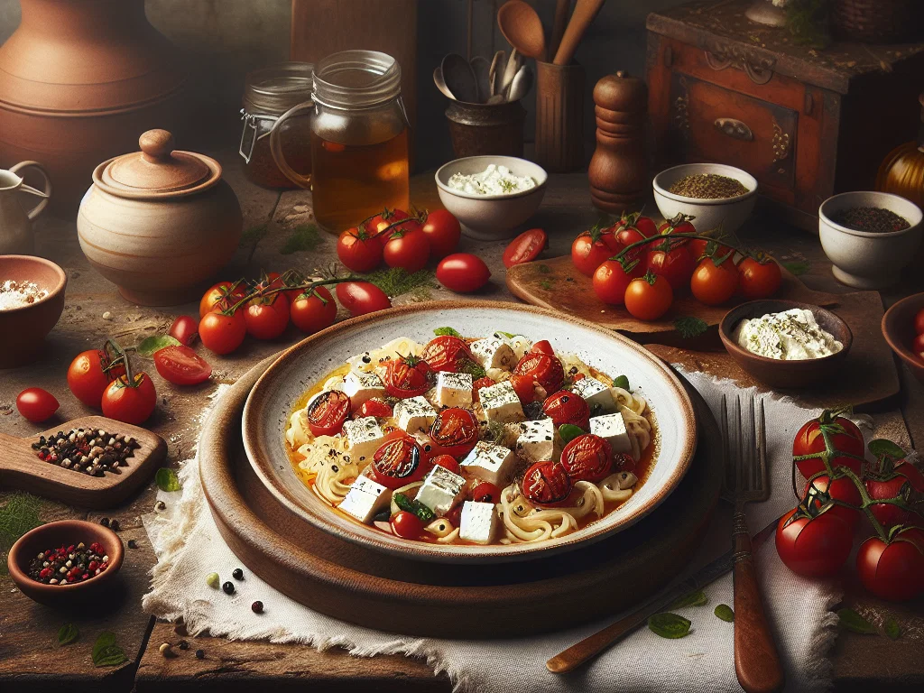 Feta-Tomaten-Auflauf