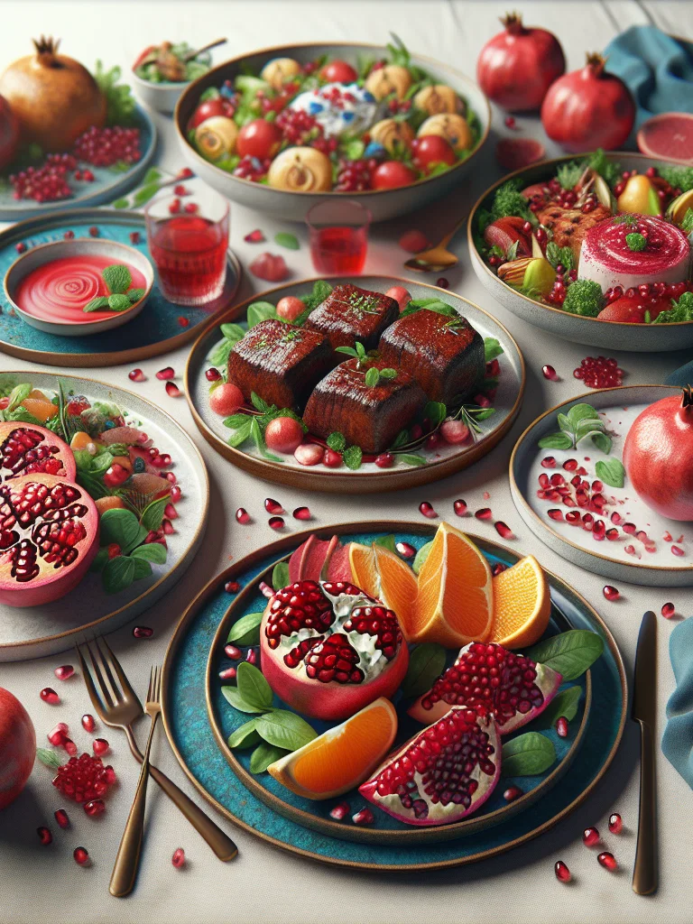 Cover der Sammlung Gerichte mit Granatapfel