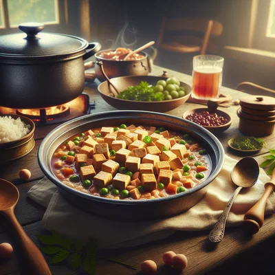 Tofu-Reis-Auflauf