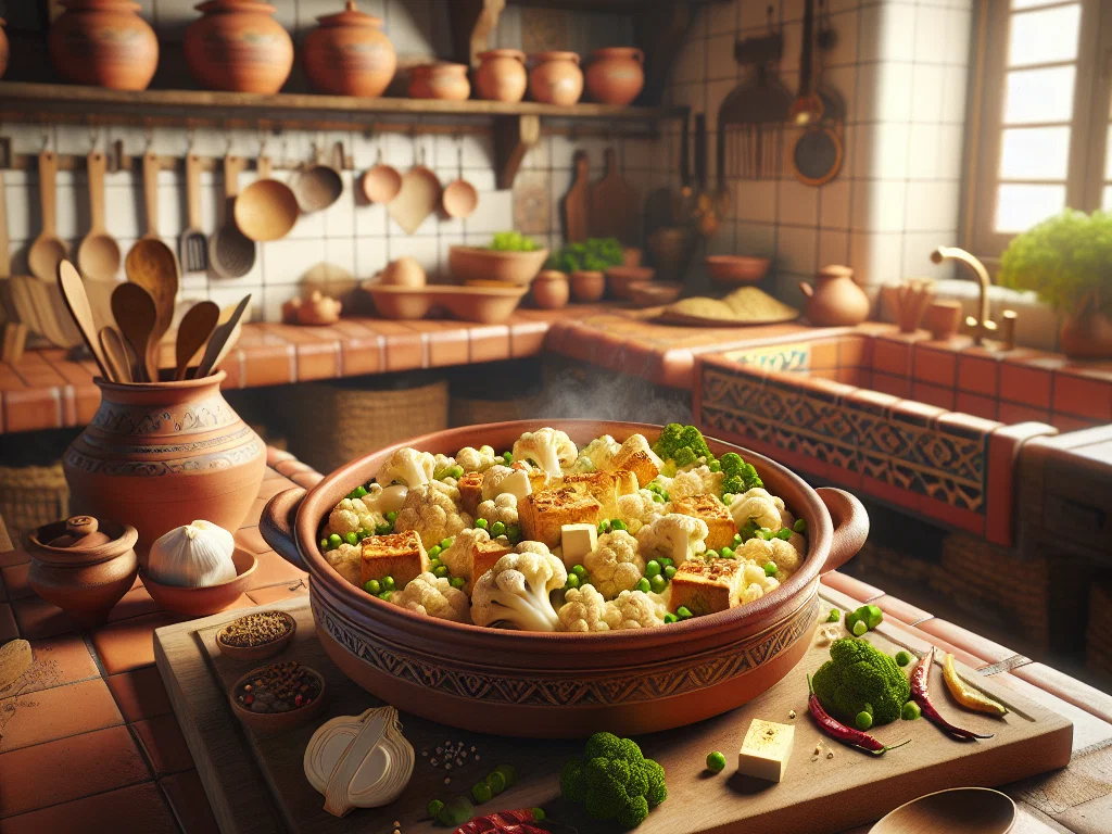 Blumenkohl-Tofu-Gratin