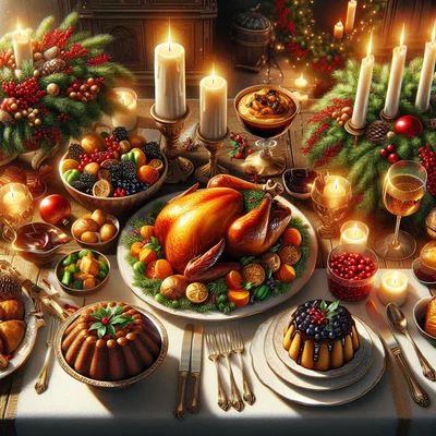 Cover der Sammlung Weihnachtliches Abendessen