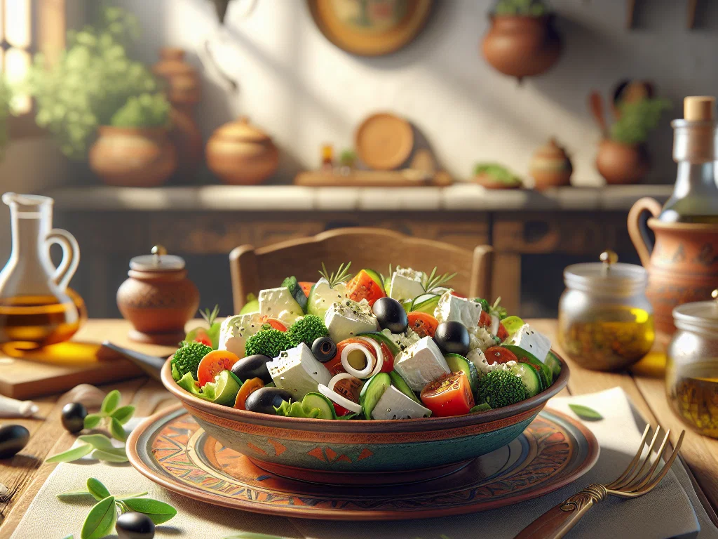 Mediterraner Ziegenkäse-Salat
