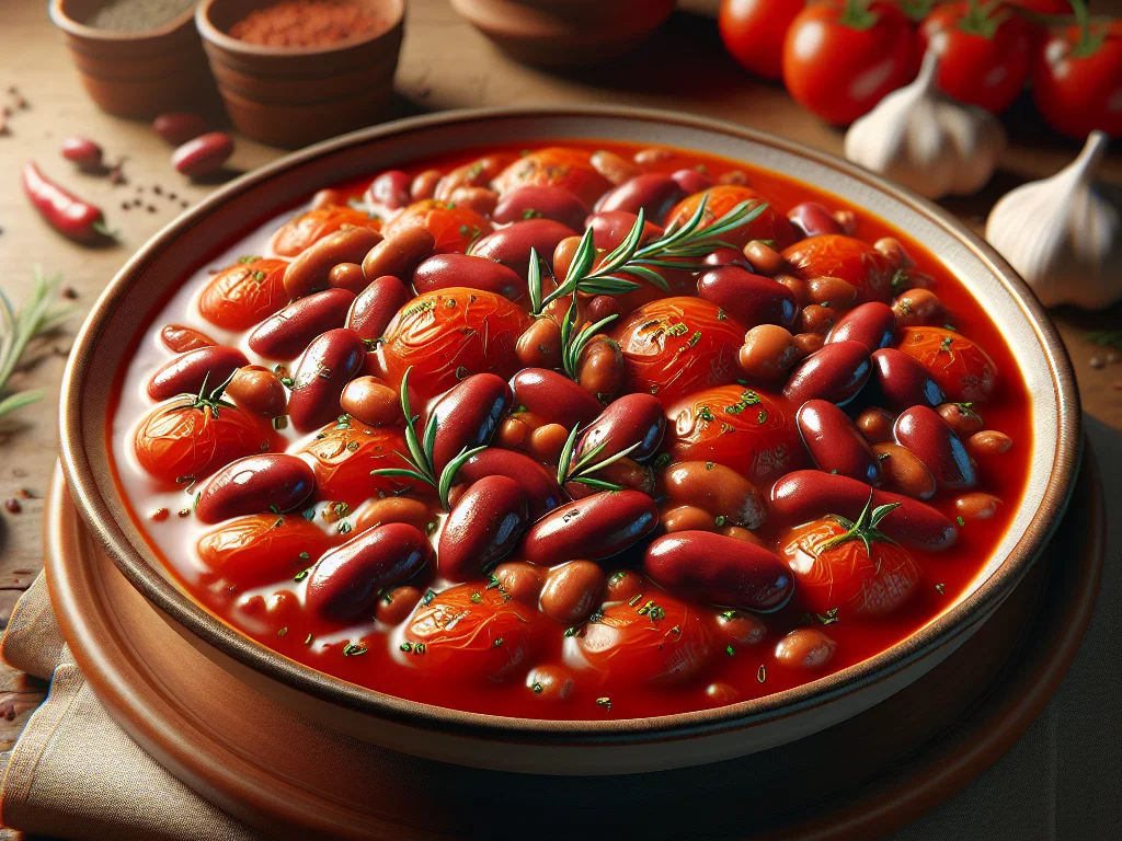 Tomaten-Kidneybohnen-Eintopf