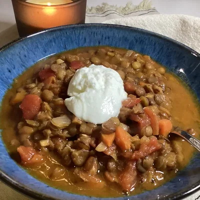 Gretasomis vegetarisches Linsenchili